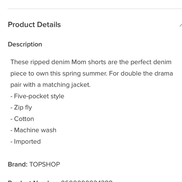 Topshop Ripped Mom Shorts - Picture 5 of 5